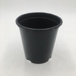 Εξατομικεύσιμο μαύρο πλαστικό λουλουδιών δοχείο υψηλό Quanlity γαλονιού δοχείων υπαίθριο