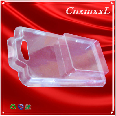 Διπλή συσκευασία δίσκων φουσκαλών PVC Clamshell ανθεκτική 0.6mm για το υλικό