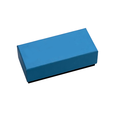 Μπλε γαλλική συσκευασία κιβωτίων δώρων εγγράφου Macaron ορθογωνίων με το δίσκο ενθέτων