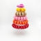 4 πλαστικός πύργος κέικ Macaron ιστορίας ανακυκλώσιμος