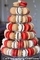 2017 βαθμός τροφίμων Macaron πύργων στάσεων σαφής Macaron πύργος Macaron στάσεων πλαστικός νέος με το πιστοποιητικό CE