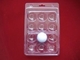 PETG 6 πλαστικό κιβώτιο φουσκαλών PVC Clamshell δίσκων φουσκαλών σφαιρών γκολφ κυττάρων