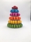 Μίας χρήσης πλαστικός πύργος Macaron 10 σειρών για το κέικ