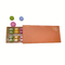 Κομψό πορτοκαλί κιβώτιο εγγράφου 24pcs Macaron Kraft ανακυκλώσιμο με πλαστικό εσωτερικό
