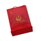 Δώρων κιβωτίων κόκκινο πολυτέλειας άκαμπτο εγγράφου λογότυπο συνήθειας τσαντών συσκευάζοντας για τη σοκολάτα τσαγιού