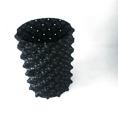 20cm Dia 0.7mm μην ντυμένη δοχείων αέρα PVC πλαστικά διασπάσιμα δοχεία πολυμερούς μαύρα αέρα