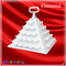 Ελάχιστος-πυραμίδα για 60pcs macarons 4/5/6/7 πύργος πυραμίδων Macaron σειρών
