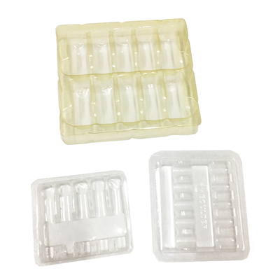 Διαφανές δοχείο PS για τα Ampoules 1ml X 5 Ampoules πλαστική συσκευασία με φουσκάλες