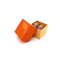 Καλό πορτοκαλί της Kraft εγγράφου ανακυκλώσιμο UV επίστρωμα 2pcs κιβωτίων Macaron συσκευάζοντας