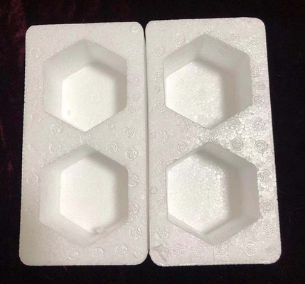 Κατασκευαστές Λευκή πλάκα αφρού EPS Express Shock Proof Hard Foam Isolation Isolation Γεμισμένη πλάκα αφρού Paulilon