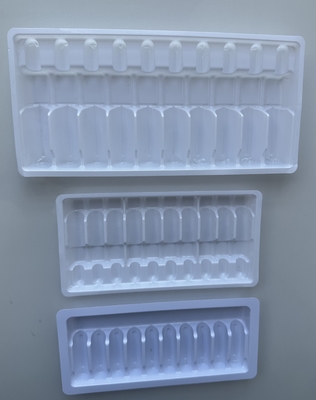 PET 1ml 2ml 5ml 10ml 10 Ampoule Tray Vacuum Forming Tray Προσαρμογή