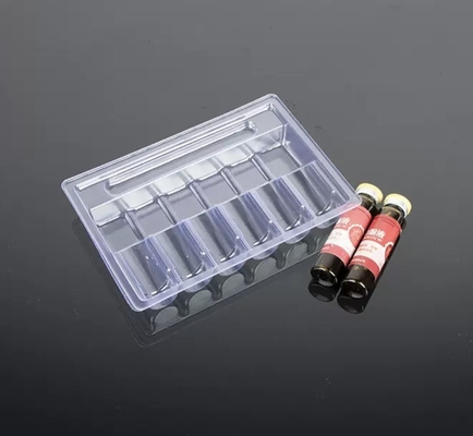 10 ml Πληροφοριακό δίσκο υγρού για στόμα ΠΕΤ Διαφανές δίσκο κενού, συσκευασία 5, συσκευασία 10, συσκευασία 12