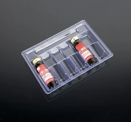 10 ml Πληροφοριακό δίσκο υγρού για στόμα ΠΕΤ Διαφανές δίσκο κενού, συσκευασία 5, συσκευασία 10, συσκευασία 12