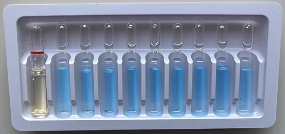Προσαρμοσμένο δίσκο φιαλίδων PET Για 1 ml ~ 10 ml συσκευασία δίσκου φιαλίδων φαρμάκων