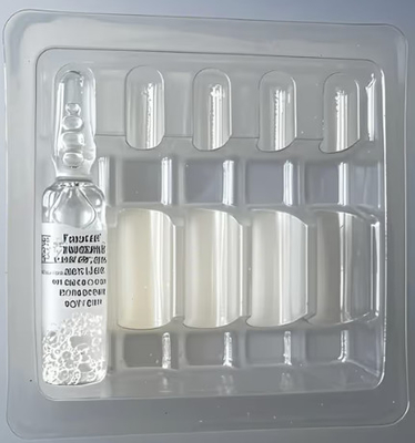 1 ml Ampoule Blister Tray για φάρμακα Κουτί συσκευασίας με προσαρμοσμένες διαστάσεις και έγκριση δείγματος για προσαρμοσμένη αποστολή