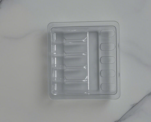 1 ml Ampoule Blister Tray για φάρμακα Κουτί συσκευασίας με προσαρμοσμένες διαστάσεις και έγκριση δείγματος για προσαρμοσμένη αποστολή