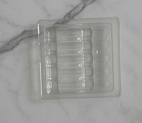 1 ml Ampoule Blister Tray για φάρμακα Κουτί συσκευασίας με προσαρμοσμένες διαστάσεις και έγκριση δείγματος για προσαρμοσμένη αποστολή