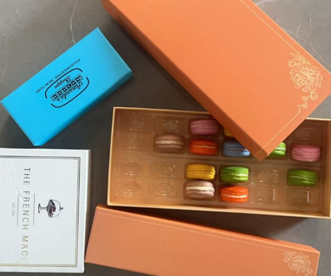 25 Πλαστικά Δισκάκια Macaron - PET κατάλληλο για τρόφιμα, πάχος 0,55mm, Επαναχρησιμοποιούμενο Δισκάκι Συσκευασίας Macaron