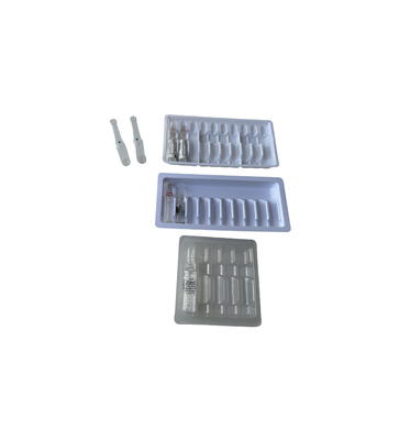 Αδιάβροχο Μη τοξικό 1 ml ~ 10 ml ΠΕΤ Ampoule Δίσκος ενέσεως νερού