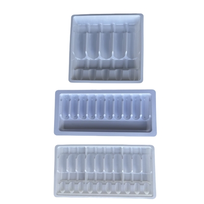 Προσαρμογή δίσκου φαρμάκου PET χονδρικό 1ml 2ml 5ml 10ml Δίσκος φαρμάκου Προσαρμογή πολλαπλών προδιαγραφών