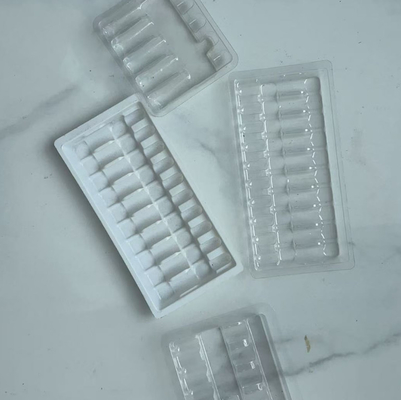 Τα δίσκια ένεσης νερού 10 ml με 10 σωλήνες και τα κουτιά ένεσης νερού μπορούν να μετατραπούν σε πλαστικά κουτιά συσκευασίας δίσκων για στοματικό υγρό κατά περίπτωση