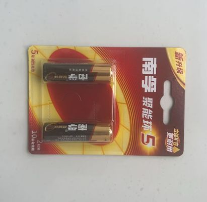 Προσαρμοσμένο μέγεθος Ανθεκτική διαυγή πλαστική συσκευασία με φουσκάλες για μπαταρίες και κινητά τηλέφωνα PVC συσκευασία με φουσκάλες