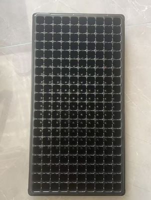 50-cell Black Plastic Seedling Tray 2mm Thick for Forest Tree and Plant Nursery