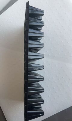 50 κυττάρων Μαύρο πλαστικό δίσκο σποράς 2 mm πάχους για φύτευση δασικών δέντρων και κήπων