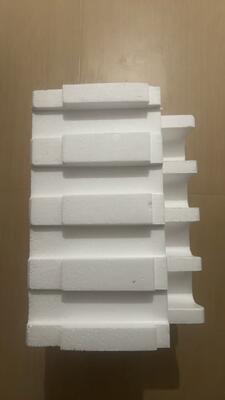 Μεγάλης κλίμακας απορροφητικές συσκευασίες EPS για εύθραυστα αντικείμενα με προσαρμόσιμες συσκευασίες προστασίας από αφρό EPP