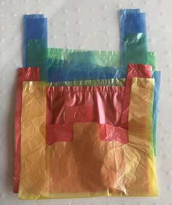 Customized Packaging HDPE Tote Bag with High Impact Resistance and Recyclable Material for Supermarkets