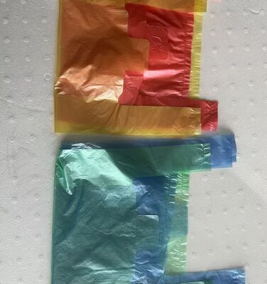 Customized Packaging HDPE Tote Bag with High Impact Resistance and Recyclable Material for Supermarkets