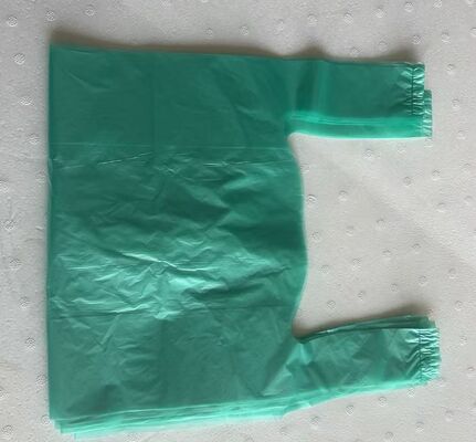 Ανακυκλώσιμες τσάντες ψώνια HDPE με υψηλή αντοχή σε αντίκτυπα και προσαρμοσμένο λογότυπο για τα σούπερ μάρκετ