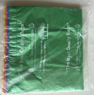 Customized Recyclable HDPE Shopping Bag with High Impact Resistance for Supermarkets