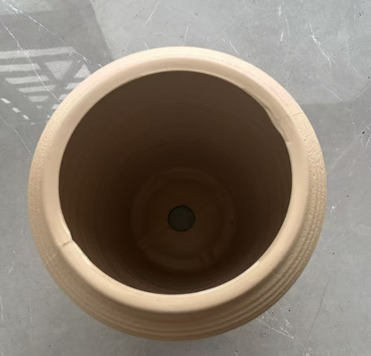 HDPE Multi-leaf White Porcelain Flower Pot for Indoor and Outdoor Potted Plants