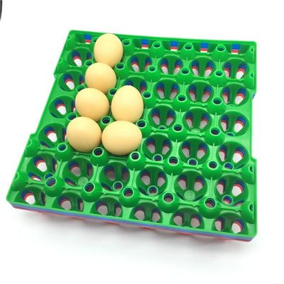 9pcs Stackable πλαστικός κάτοχος 152mm αυγών τετραγωνικός δίσκος ρύθμισης αυγών επωαστήρων