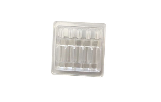 10 ml 5pcs Διαφανής Ampoule PVC Blister Tray Συσκευή για βελόνα νερού