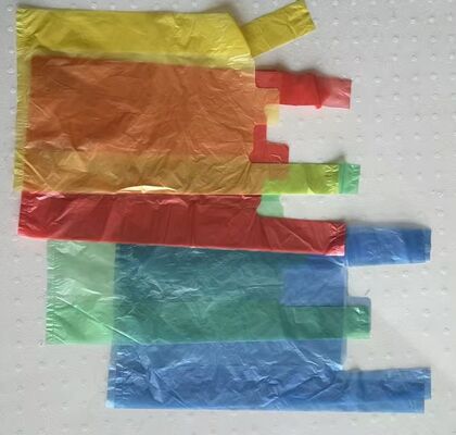 Προσαρμοσμένη ανακυκλώσιμη HDPE τσάντα για ψώνια με υψηλή αντοχή σε αντίκτυπο για σούπερ μάρκετ